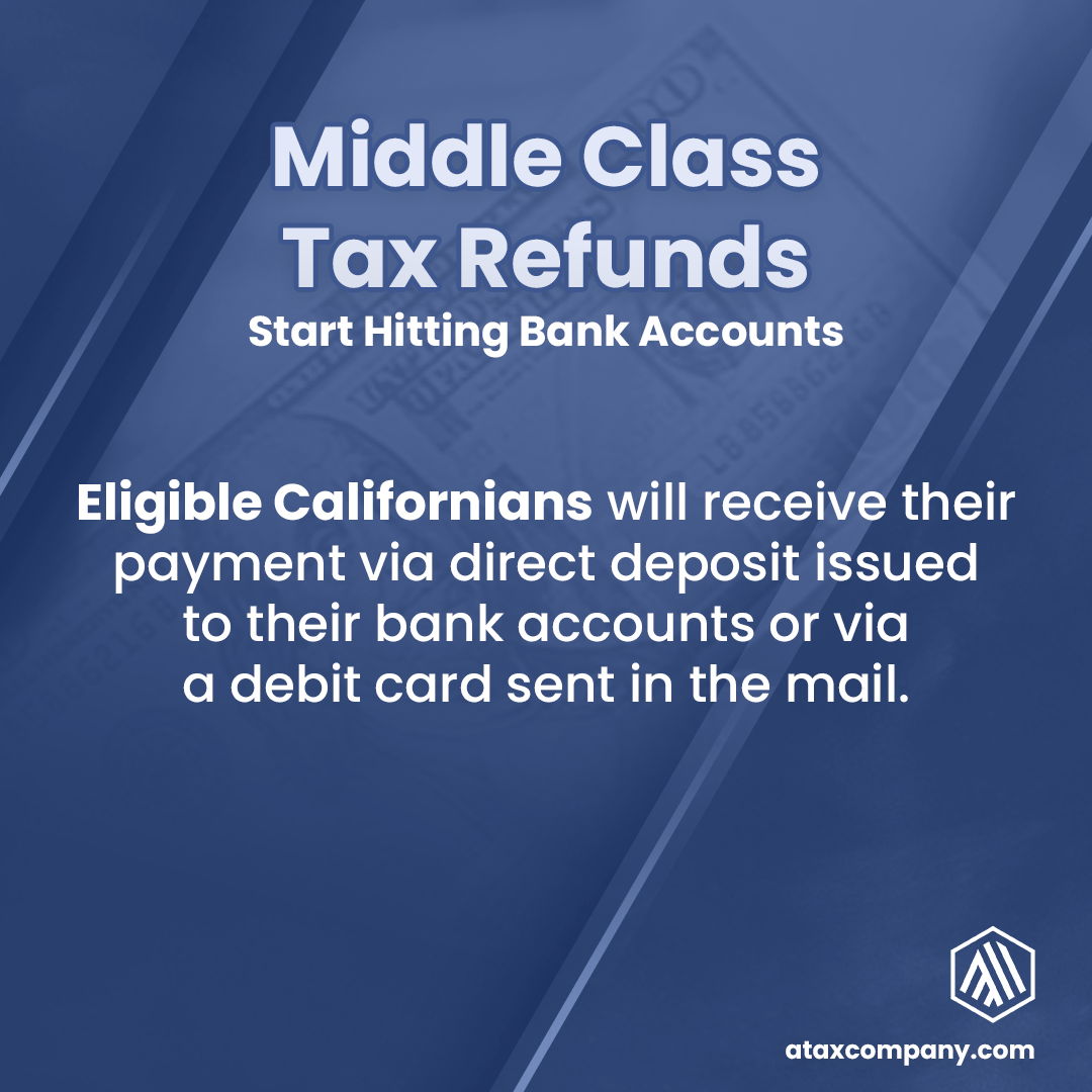 Middle Class Tax Refunds Start Hitting Bank Accounts Most Reviewed 5Star Tax Firm in Los Angeles